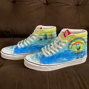 Men’s ‘SpongeBob’ Sk8 Hi Vans!